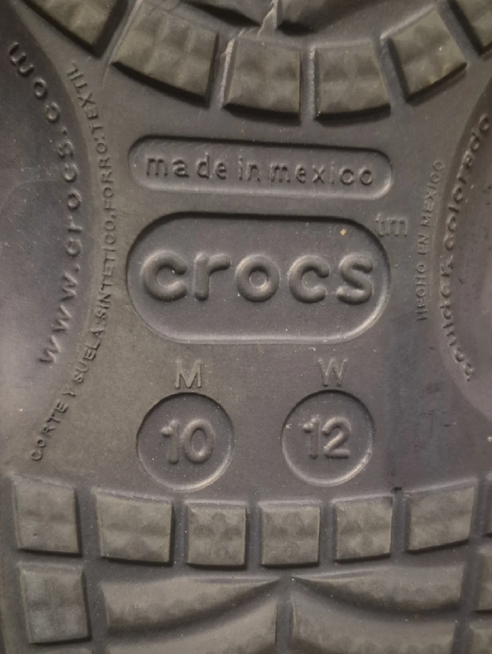 CROCS Kids Navy Clog with Tan Fuzzy Lining